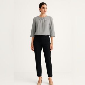 COS 100% Wool Top Blouse 3/4 sleeves